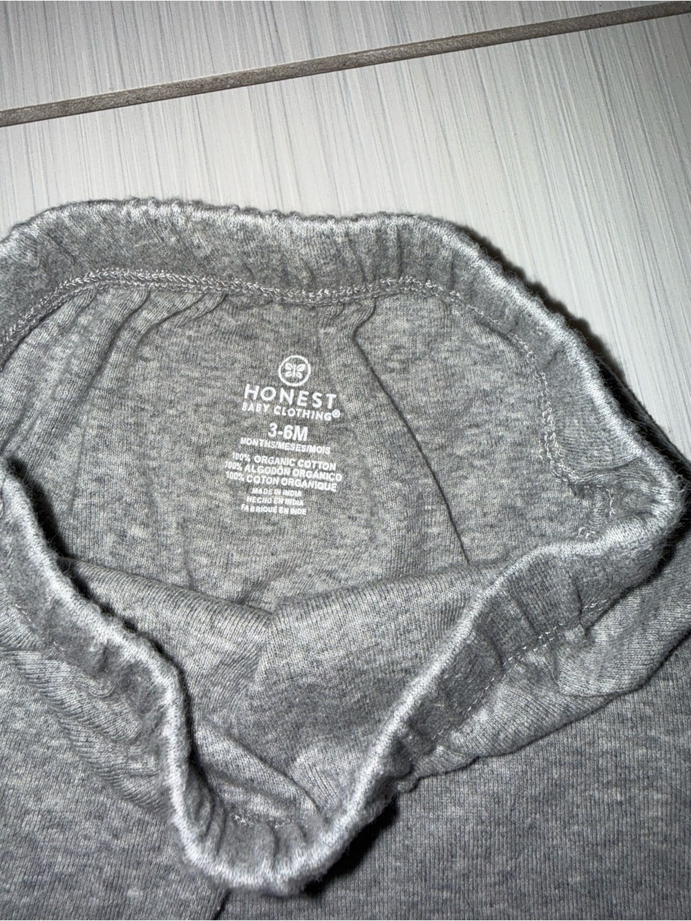 The Honest Company Kids Jogger Trio - Black & Dark Gray & Light Gray - Picture 2 of 4
